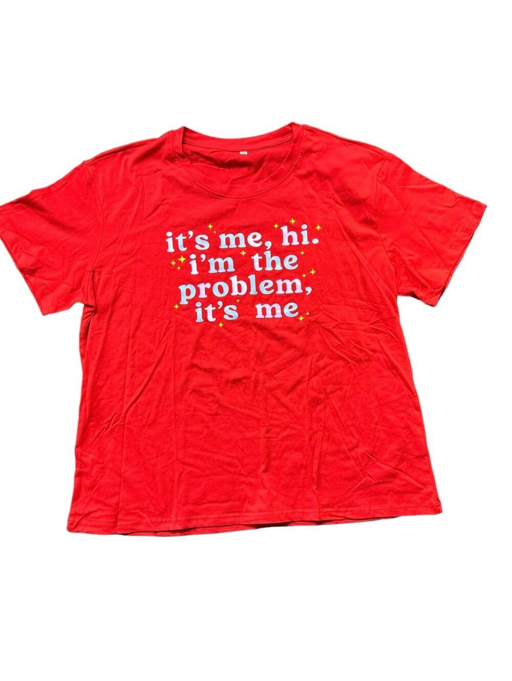 TAYLOR SWIFT short sleeve t shirt I’m the problem it’s me plus size 2XL NEW